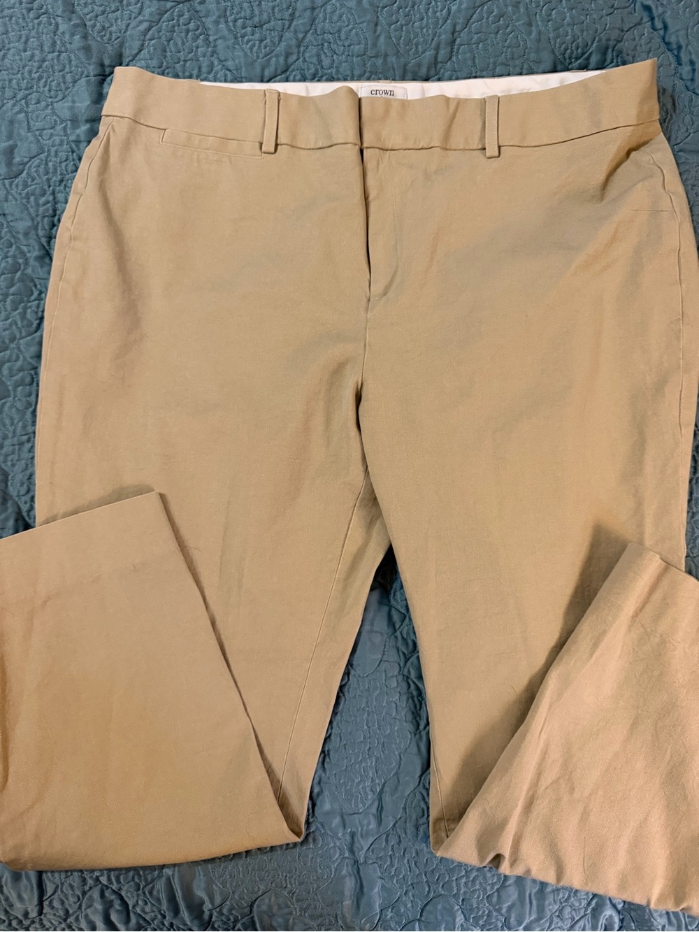 Crown & Ivy womens’s Cary Khaki Pants